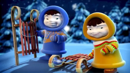 Новогоднее видеопоздравление от Деда Мороза. Зимние забавы